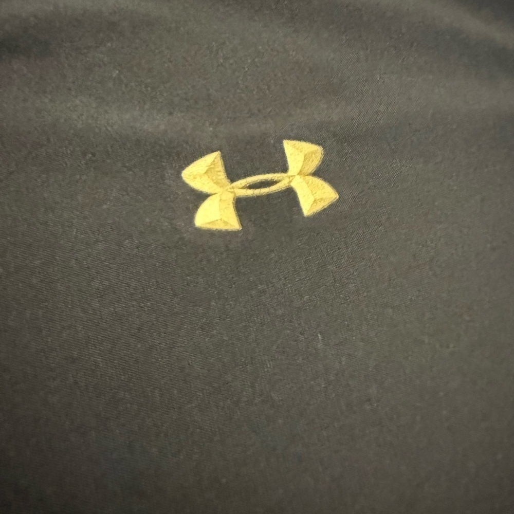 Under Armour HeatGear Shirt Mens Medium Navy Blue Long Sleeve Compression - Picture 4 of 9